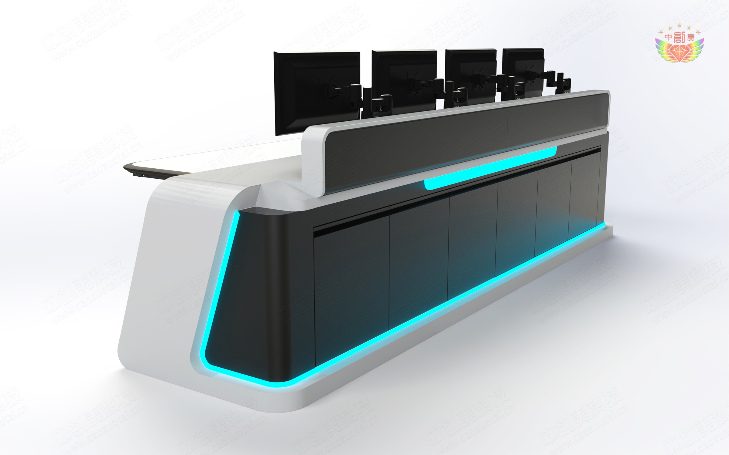 指揮中心監控操作臺樣式圖